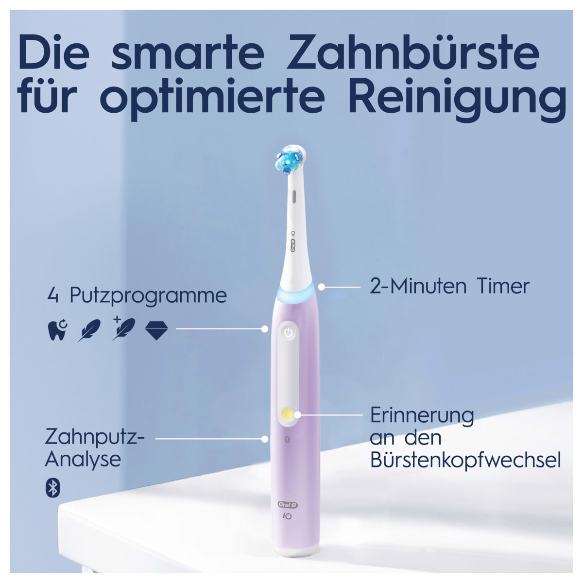 Elektrische Zahnbürste iO Series 4 Lavender, 1 St
