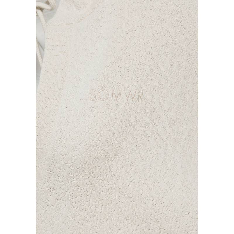SOMWR Essential V-Neck Hoodie Knitted Hoodie Damen