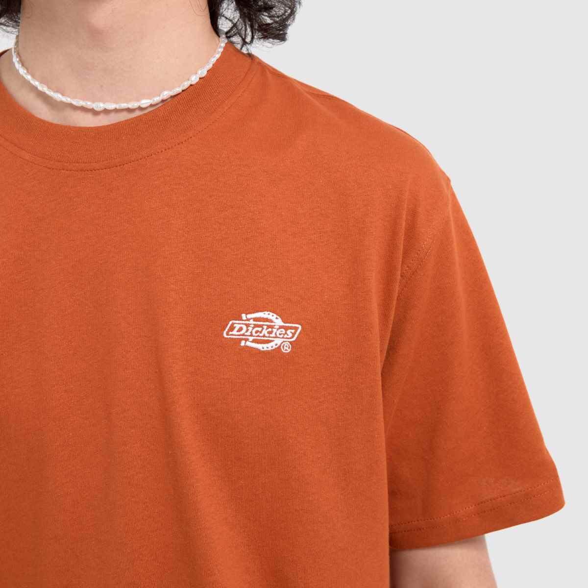 DICKIES – Summerdale – Orange t-shirt