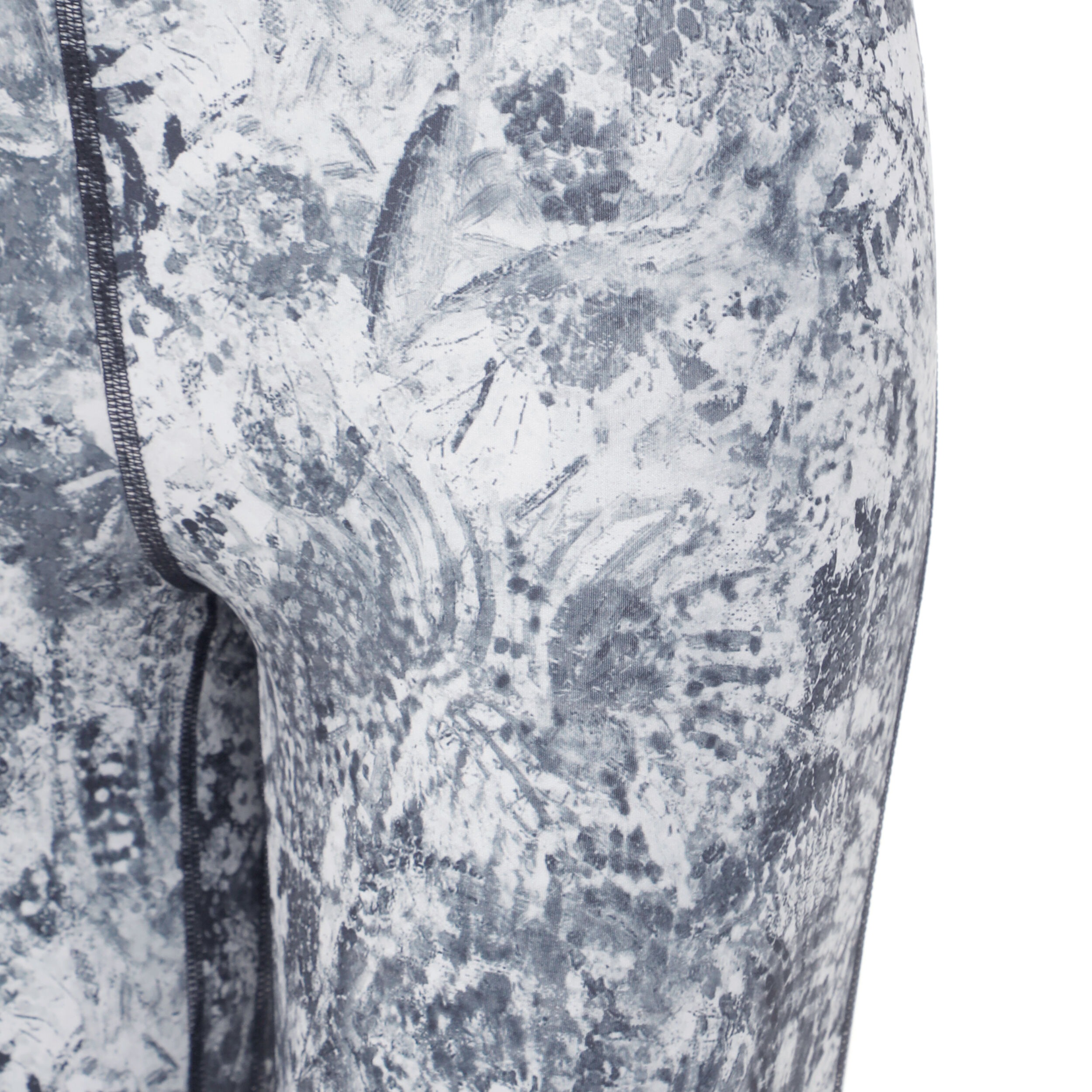 Dri-Fit Performance Mid Rise All Over Print Tight Damen - Weiß, Schwarz