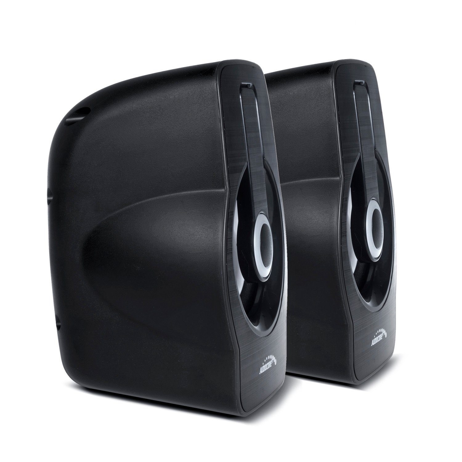 Audiocore AC855 Lautsprecher (mit LED-Beleuchung, AUX 3,5mm Klinkenstecker, USB-Stromversorgung)