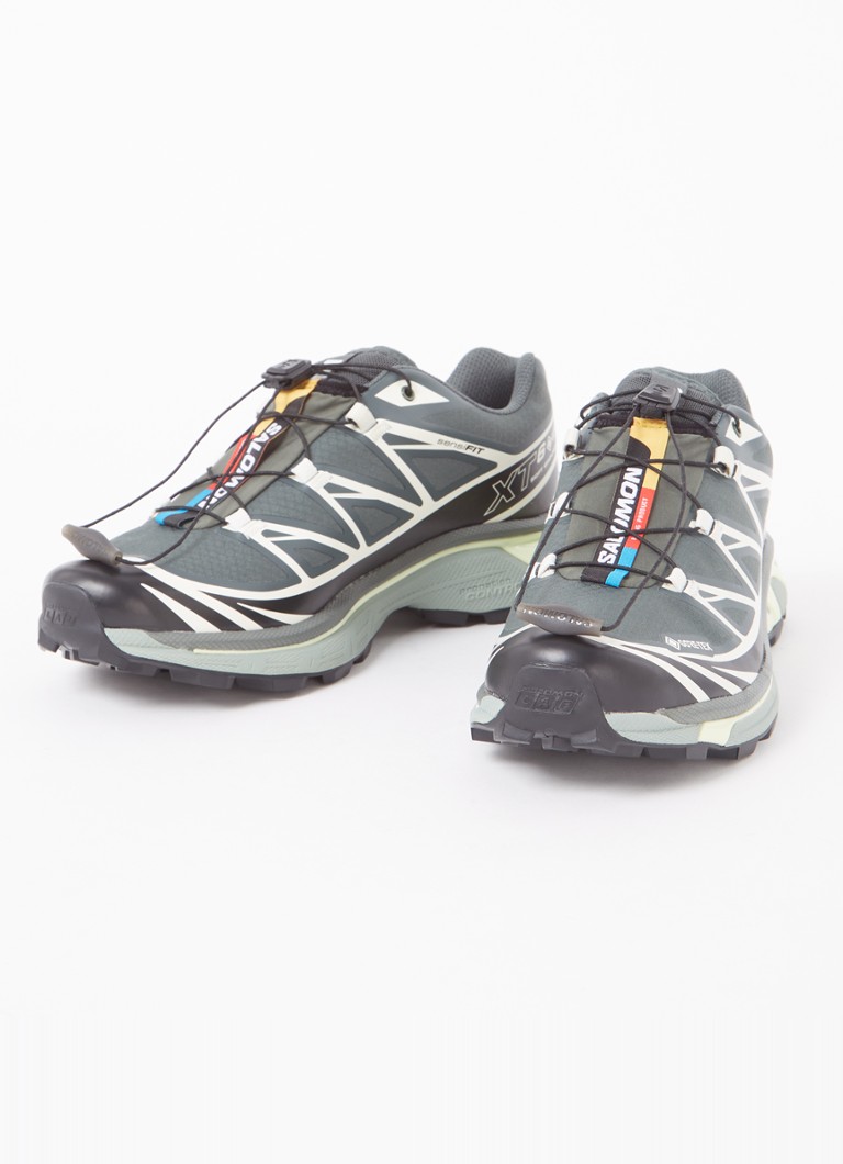 Salomon  XT-6 GTX sneaker met mesh details