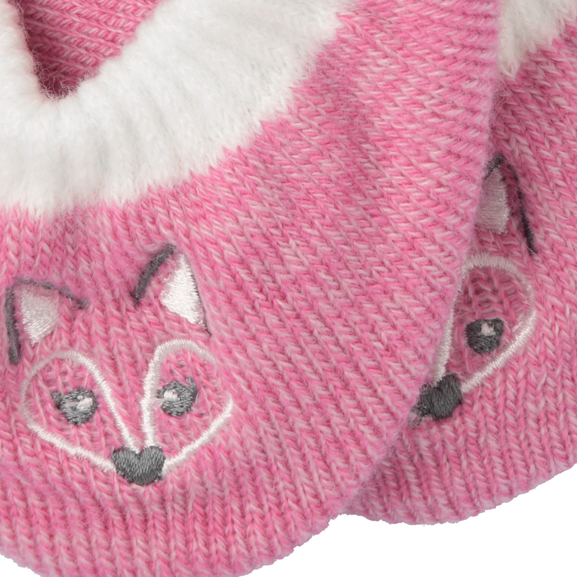 1 Paar Mädchen Stoppersocken mit Fuchs