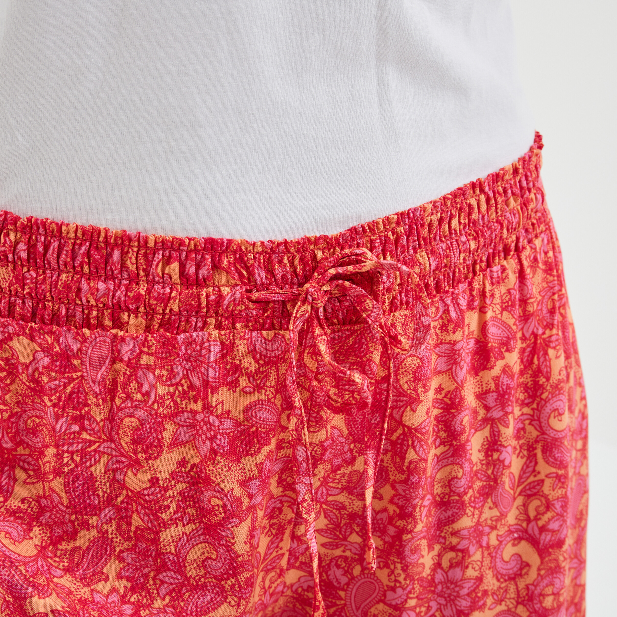 Short de pyjama orange femme | La Halle