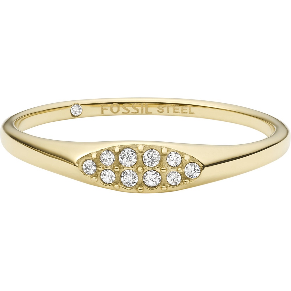 Fossil Bague pour femme Acier inoxydable or Bague