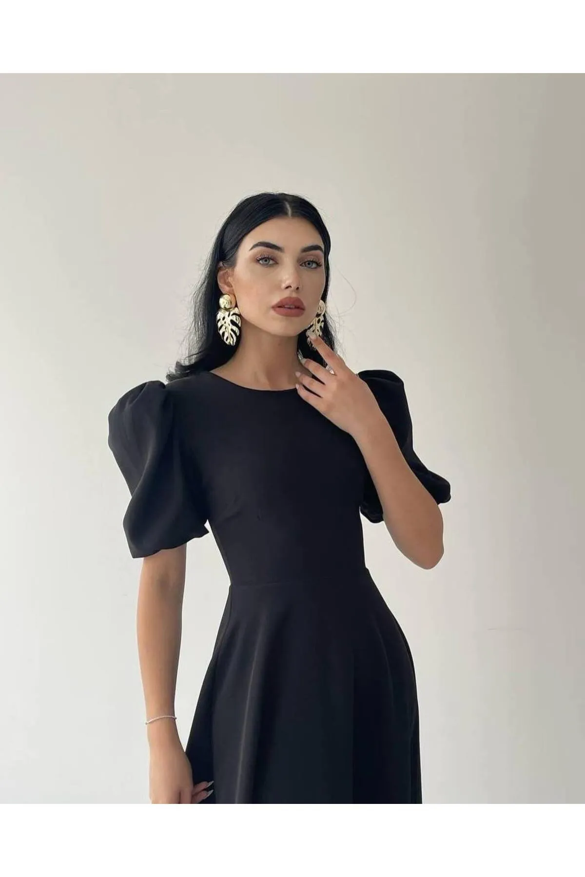 SONREİR  Kleid - Schwarz - A-Linie