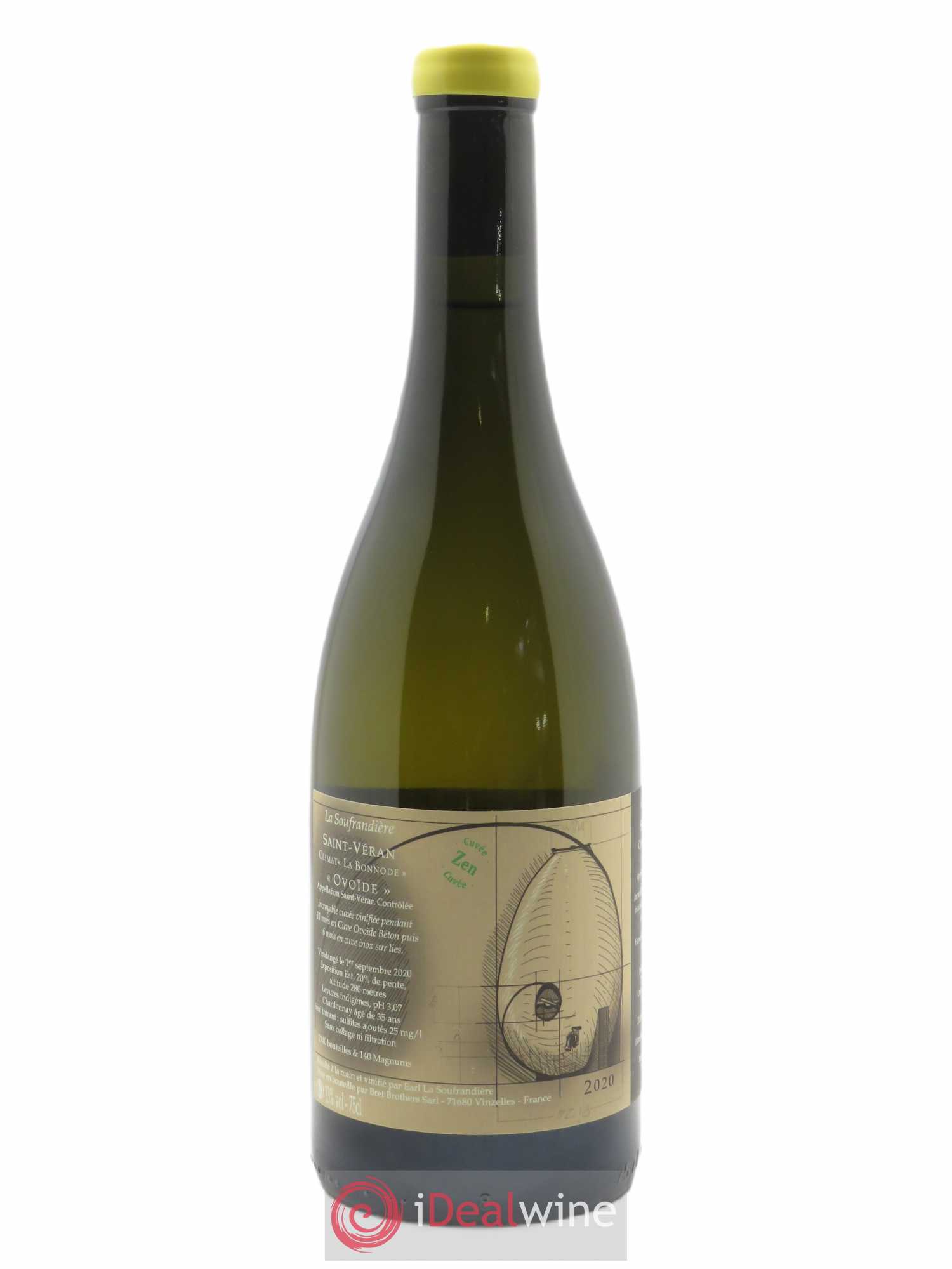 Saint-Véran La Bonnode Cuvée Ovoïde La Soufrandière - Bret Brothers  2020 - Lot de 1 Bouteille