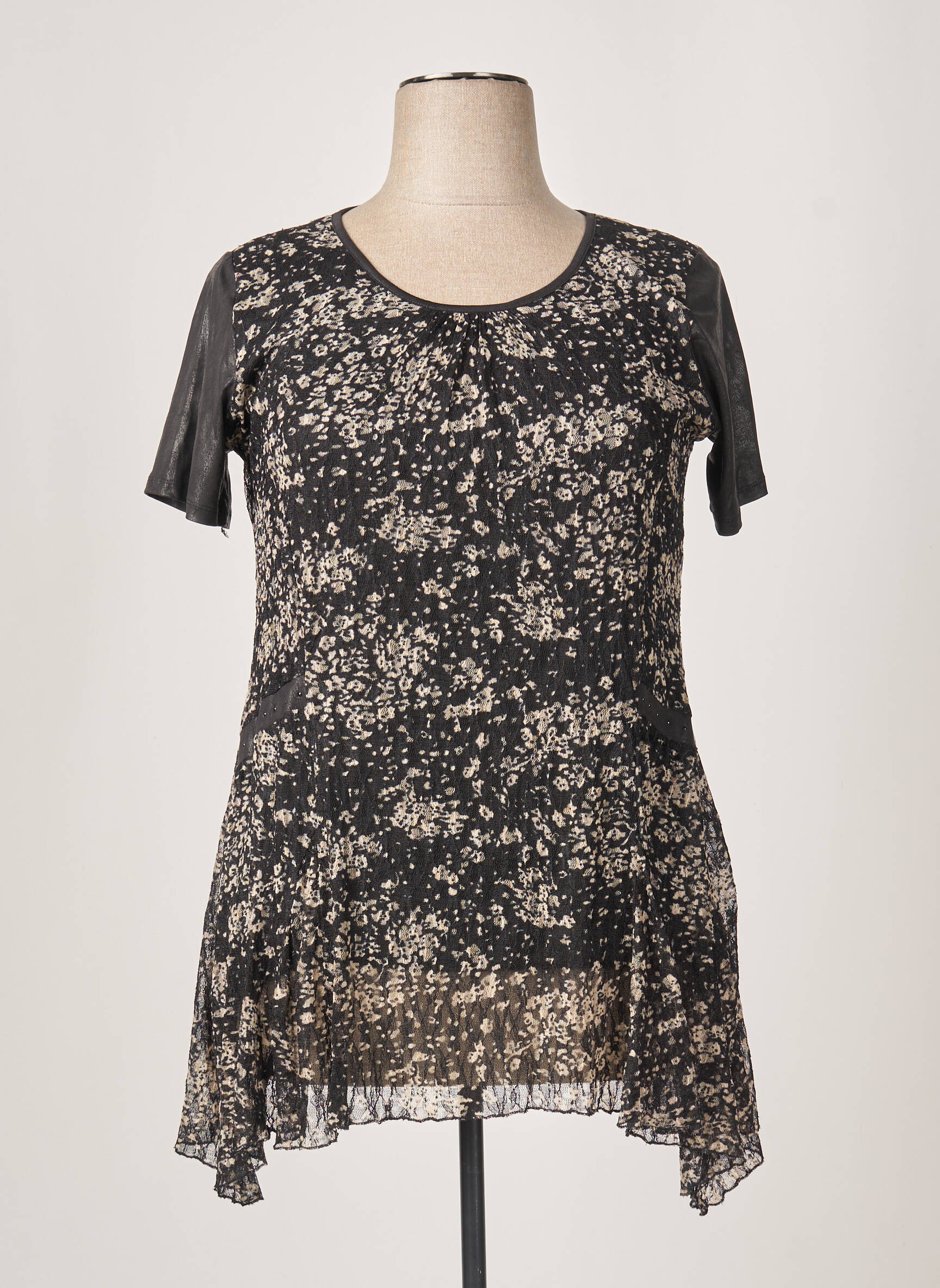 Influx Tuniquemanchecourte Femme couleur noir
