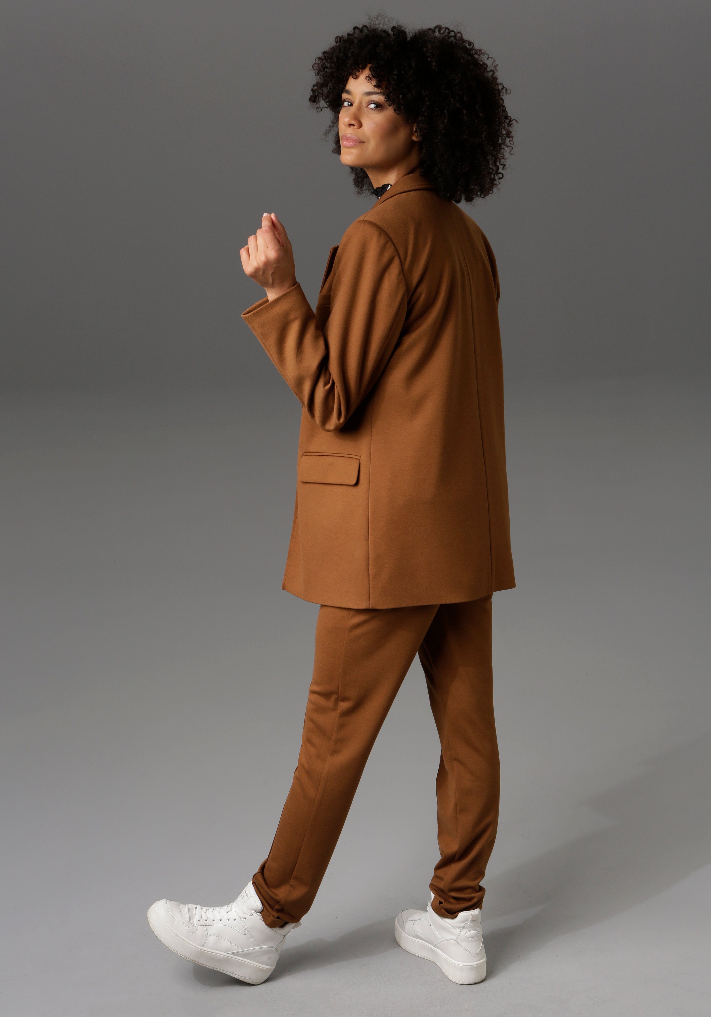Aniston CASUAL Longblazer mit Reverskragen