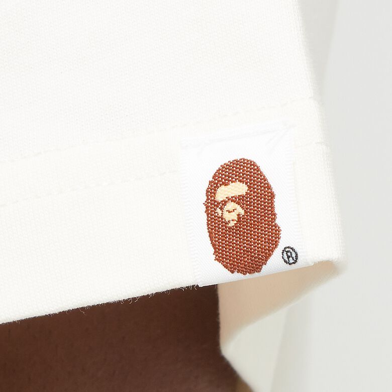 A Bathing Ape Triple Ape Head Tee ivory