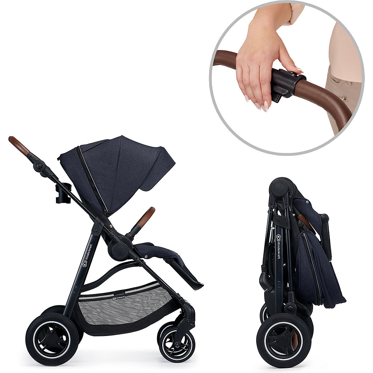 Kombi-Kinderwagen ALL ROAD, blau