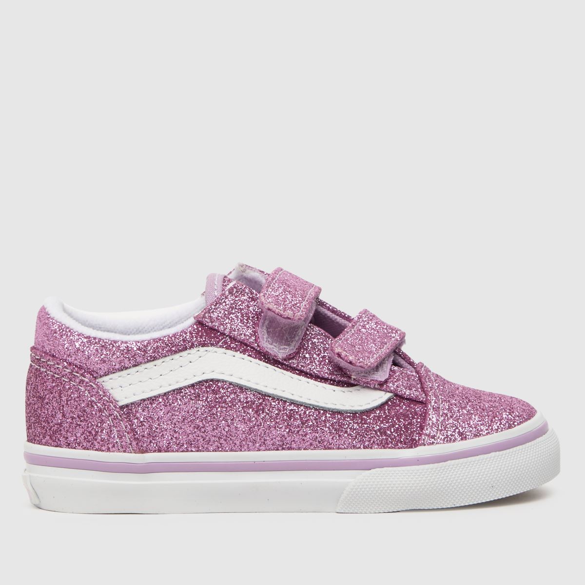 Vans Rózsaszín Old Skool V Csillámos Lány Kisgyermek Tornacipő