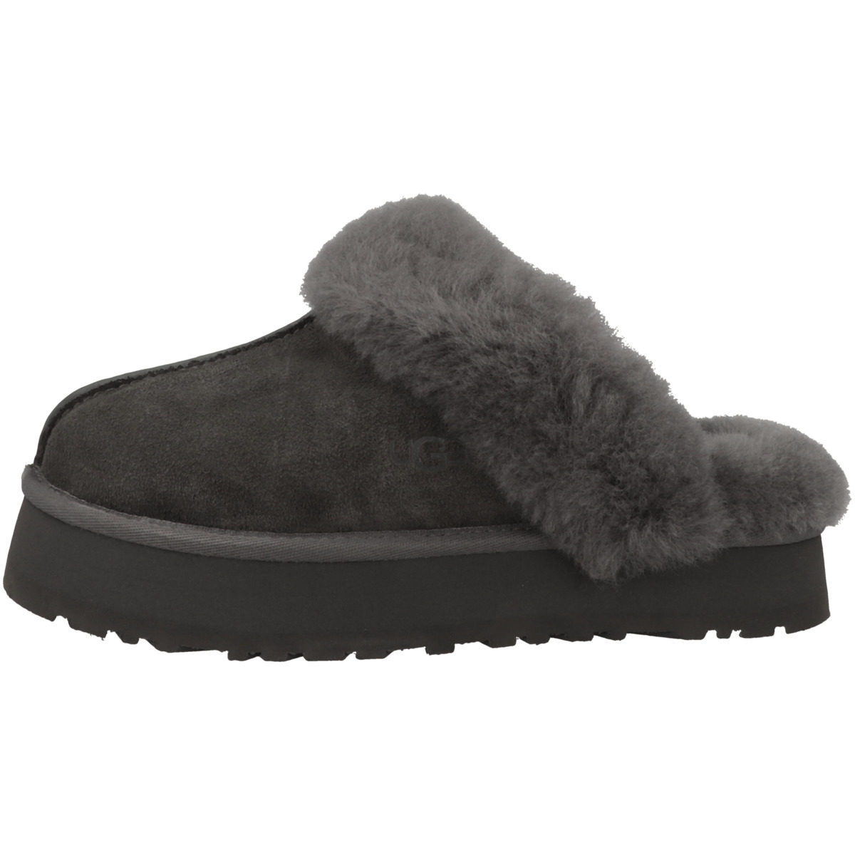 UGG Disquette Hausschuhe dunkelgrau