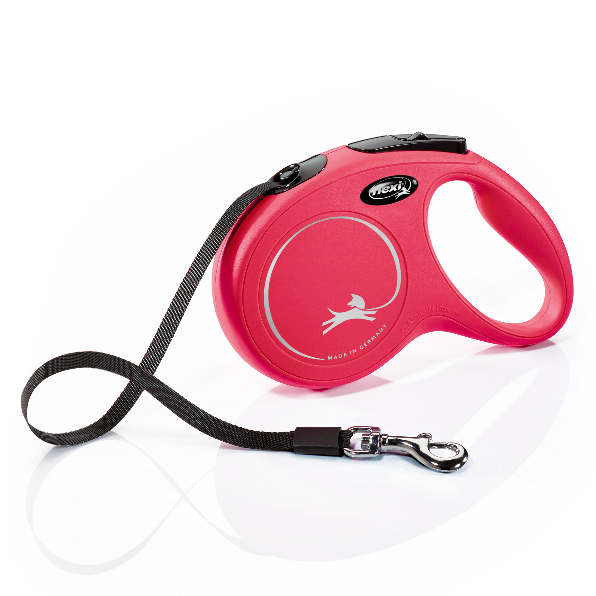 Flexi Hundeleinen Flexi New Classic Gurt rot M, 5 m, 25 kg