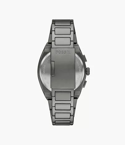 Fossil Uhr Chronograph Everett Edelstahl rauchgrau