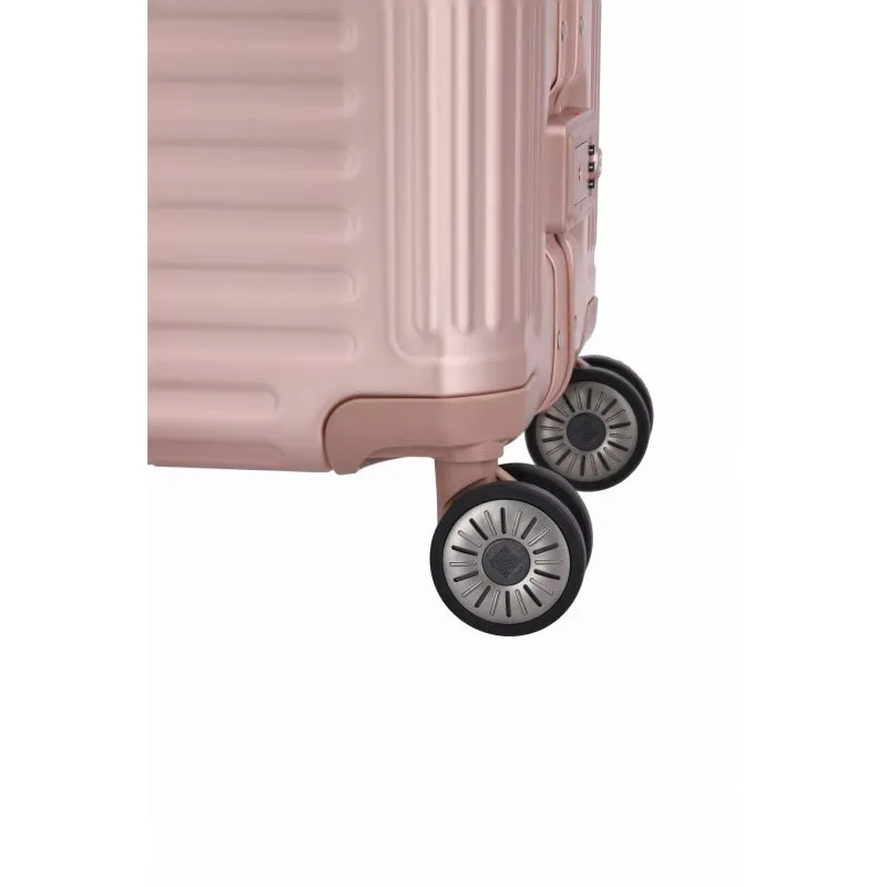 Travelite NEXT Trolley L mit 4 Rollen (77 cm) - Rosé