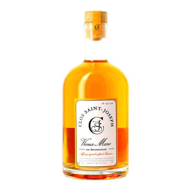 Eau-de-vie de marc de Bourgogne Clos Saint-Joseph Vieux Marc de Bourgogne, affinage spécial en fût de 47°