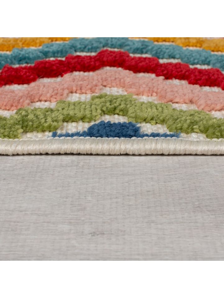 KADIMA DESIGN Multifunktionaler, geometrischer Outdoor-Teppich in Multicolor günstig kaufen