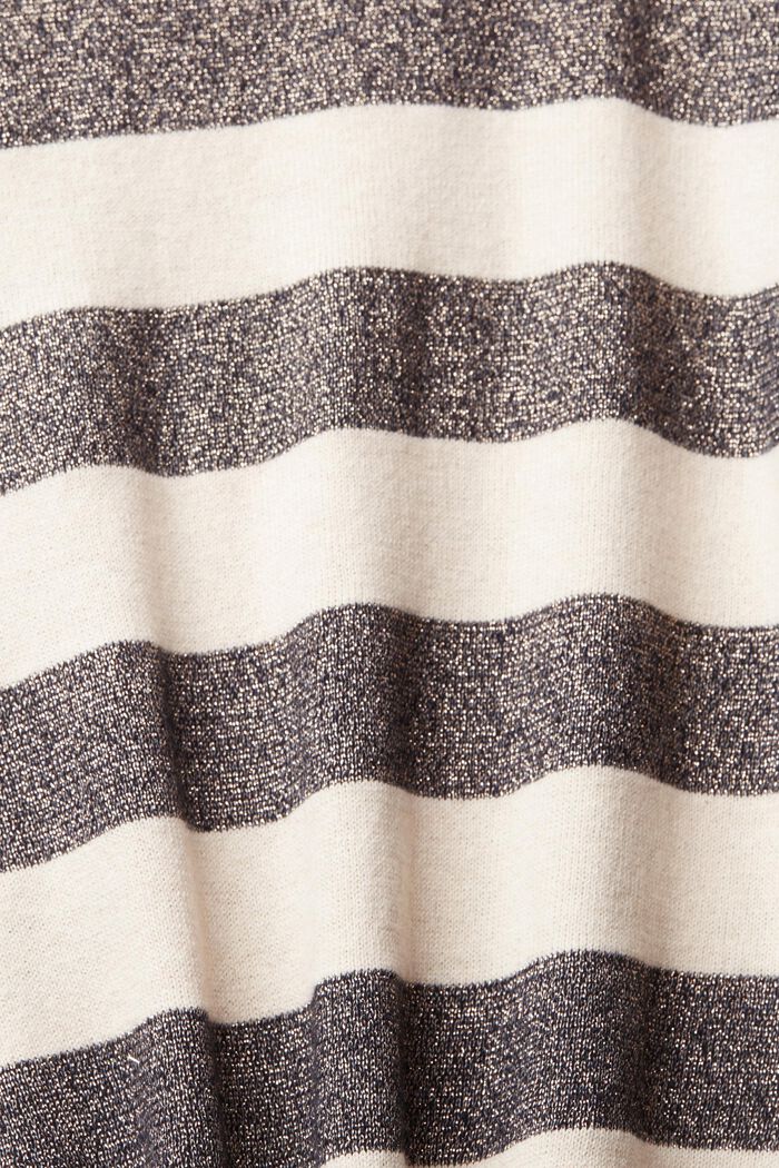 Pullover mit Glitzerstreifen