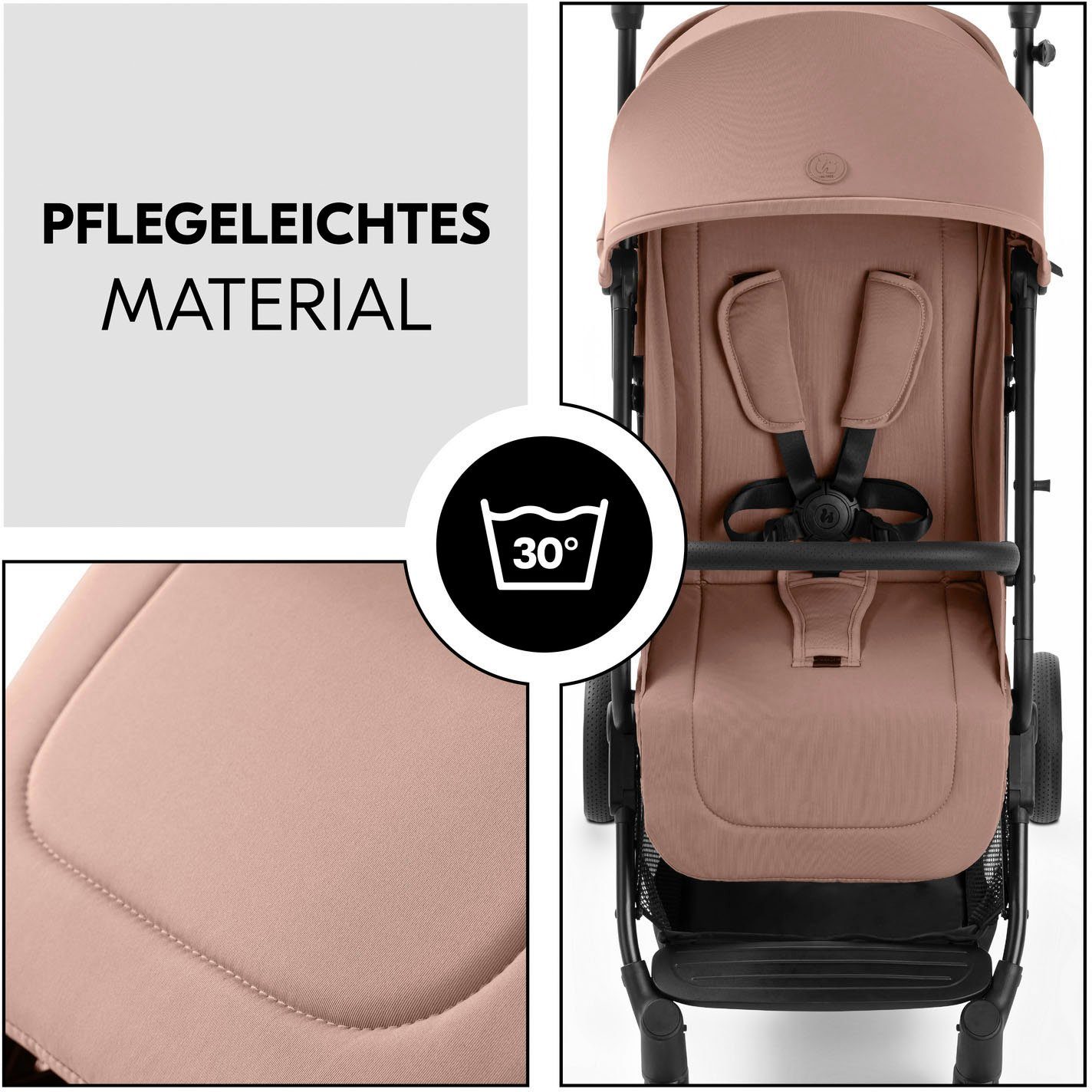 Hauck Kinder-Buggy Travel N Care Plus Buggy, hazelnut
