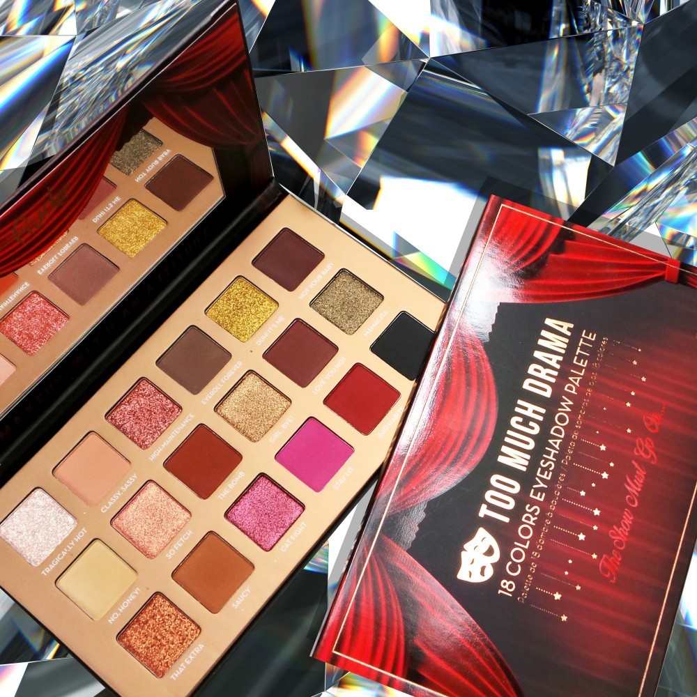 Paleta cieni do powiek Rude Cosmetics RUDE Too Much Drama 18