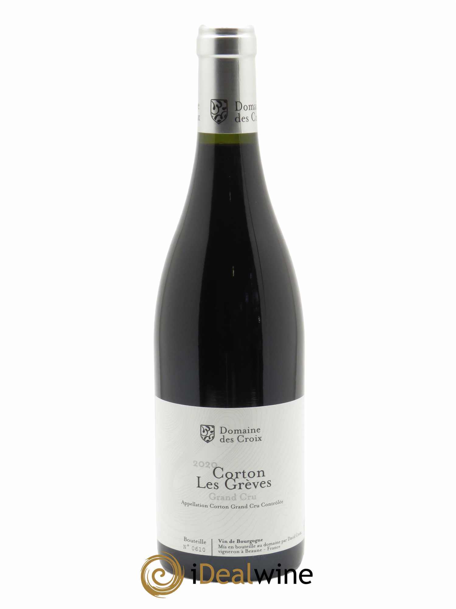 Corton Grand Cru Les Grèves Croix (Domaine des)  2020 - Lot de 1 Bouteille