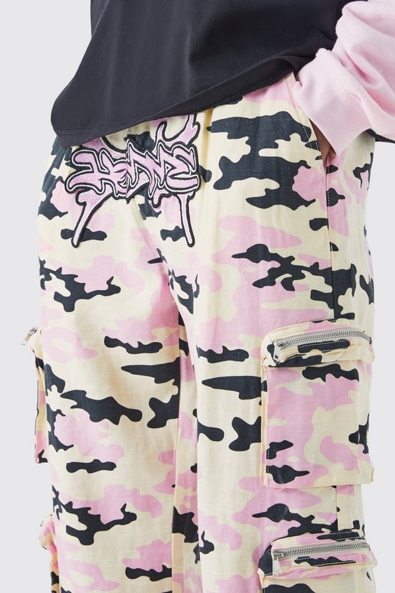 Lockere Camouflage Cargo-Hose