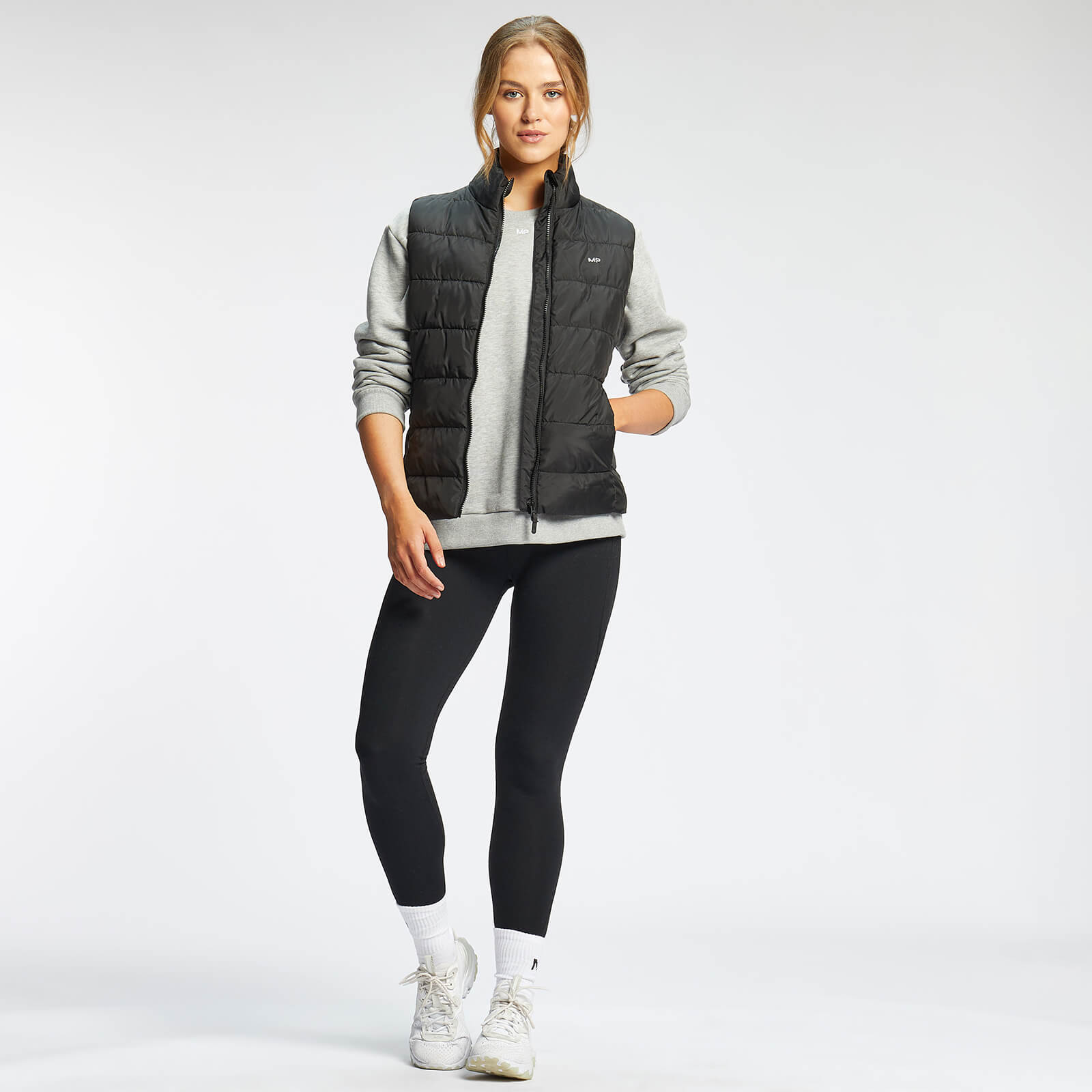 Doudoune légère sans manches MP Outerwear pour femmes – Noir