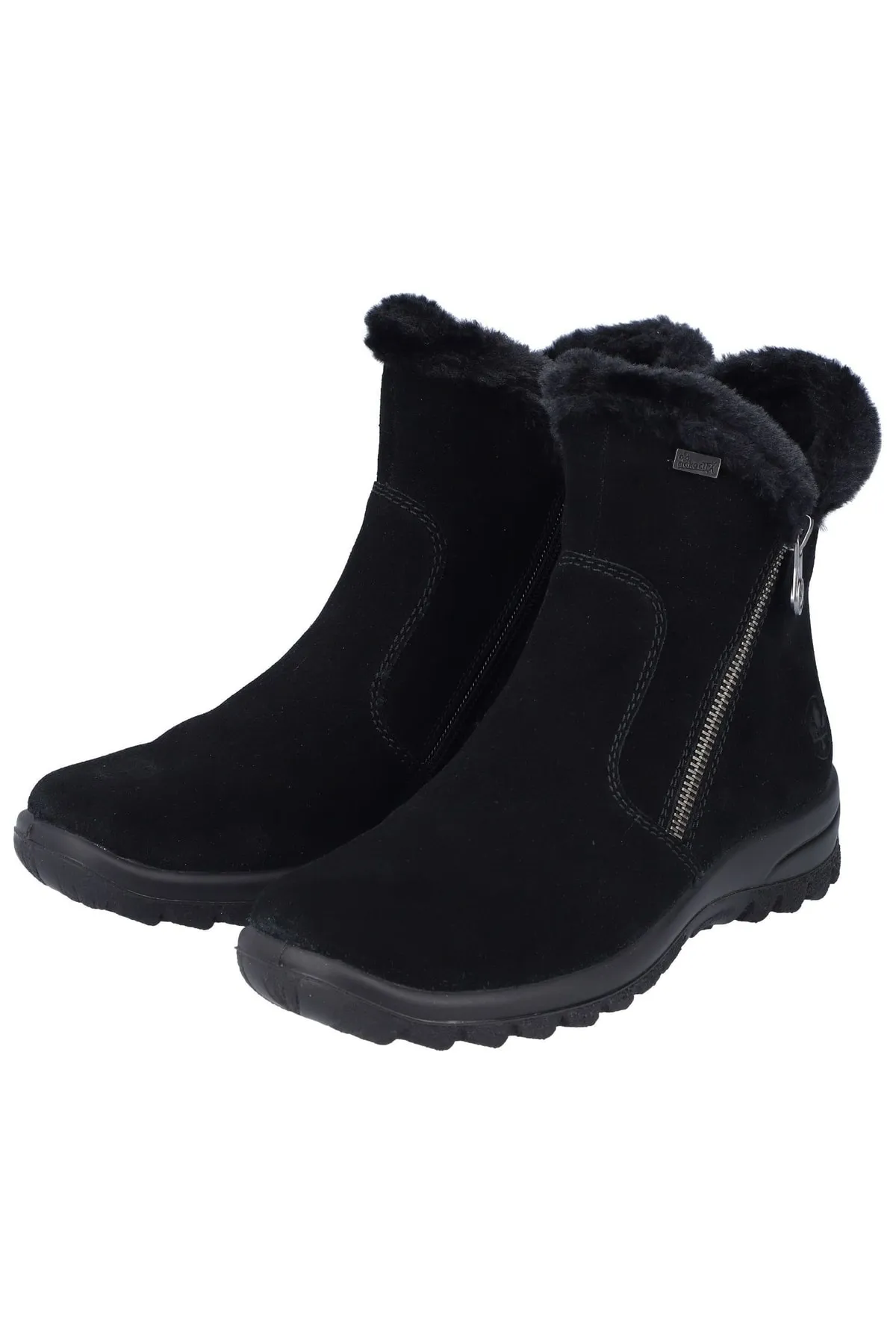 Rieker  Stiefelette - Schwarz - Flacher Absatz