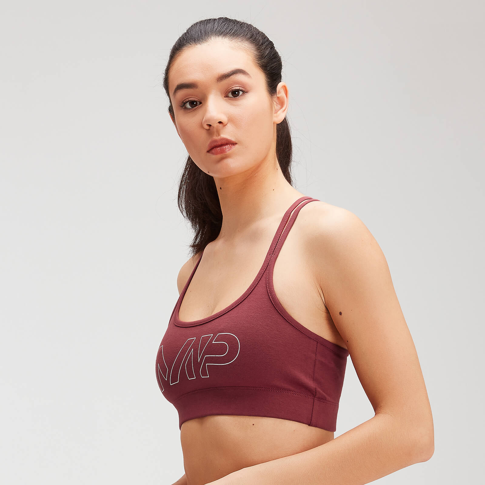 Brassière de sport MP Originals pour femmes – Bordeaux