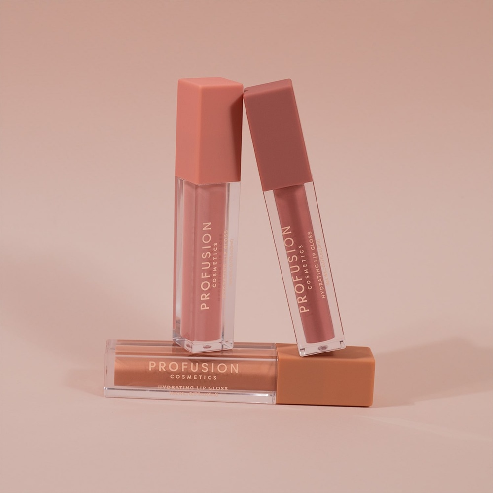 Profusion Cosmetics Set de 3 gloss à lèvres  Lip Trio - Nudes Gloss à lèvres