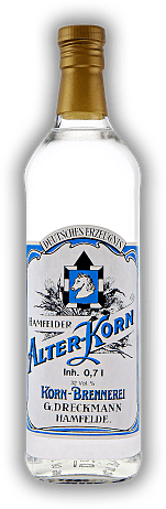 Hamfelder Alter Korn Hamfelder Alter Korn Ein norddeutscher Klarer. 0,7	 Liter - Vol 32%