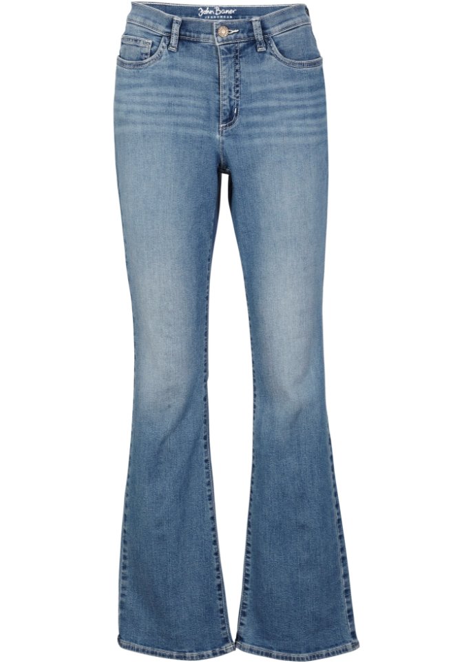 Stretch- Jeans aus Bio-Baumwolle, Bootcut