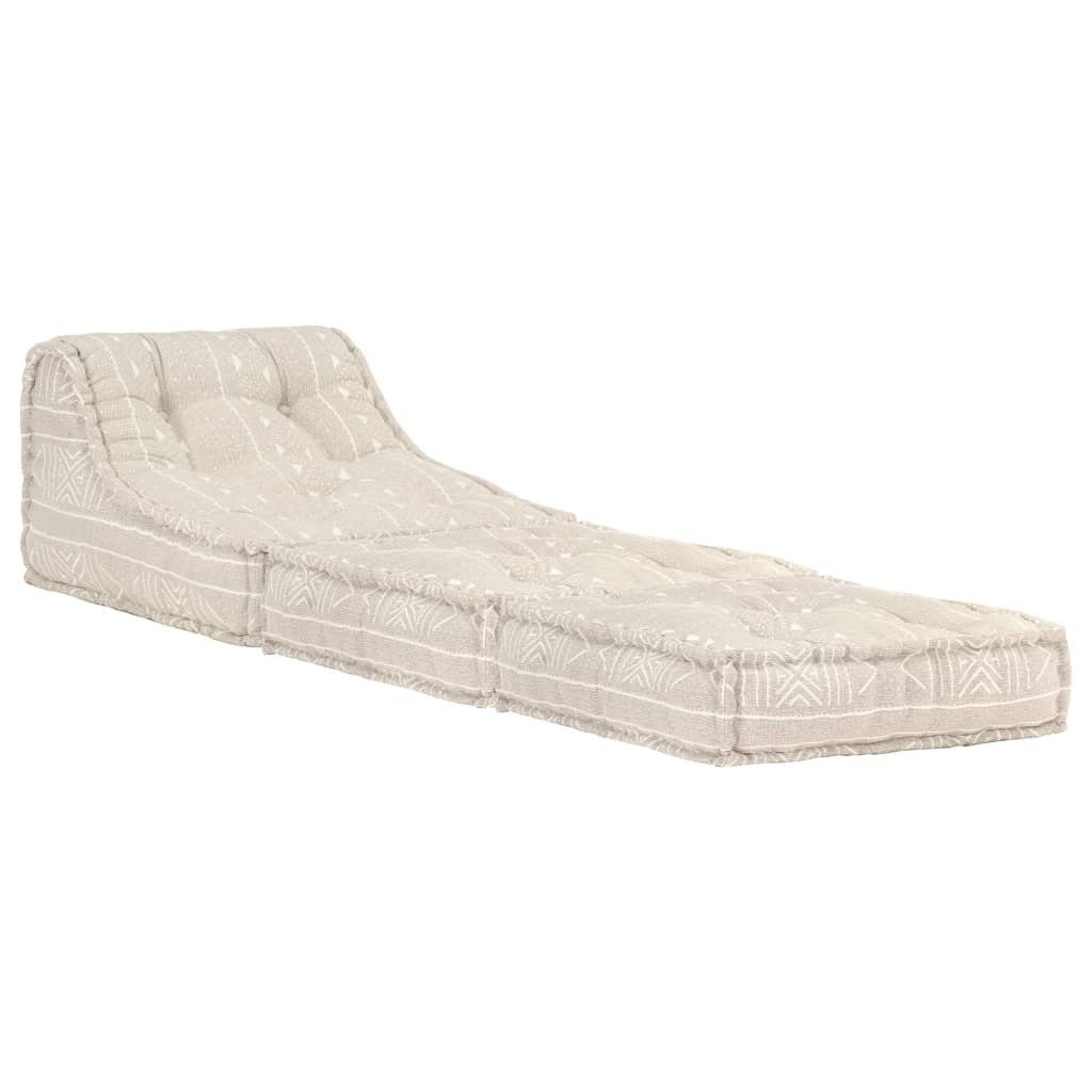 Klappmatratze 297477, möbelando, 76 cm hoch, (LxBxH: 70x60x76 cm), aus Baumwolle in Beige