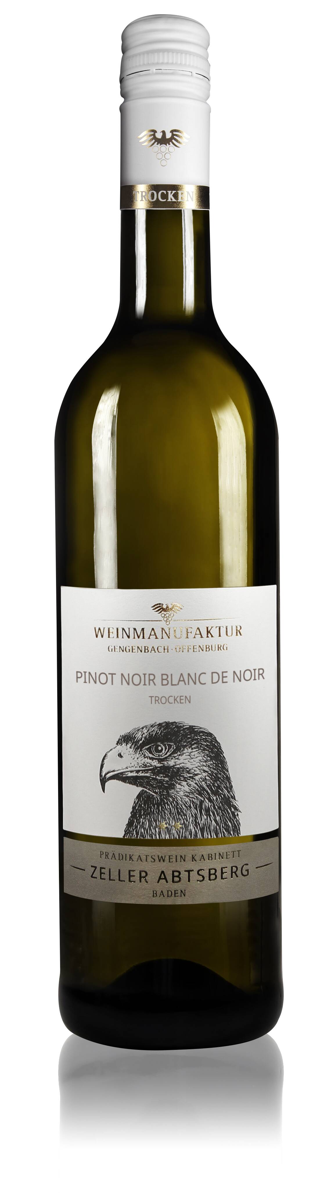 Weinmanufaktur Gengenbach-Offenburg Klassik Zeller Abtsberg Blanc de Noir Kabinett trocken 0,75L 2021