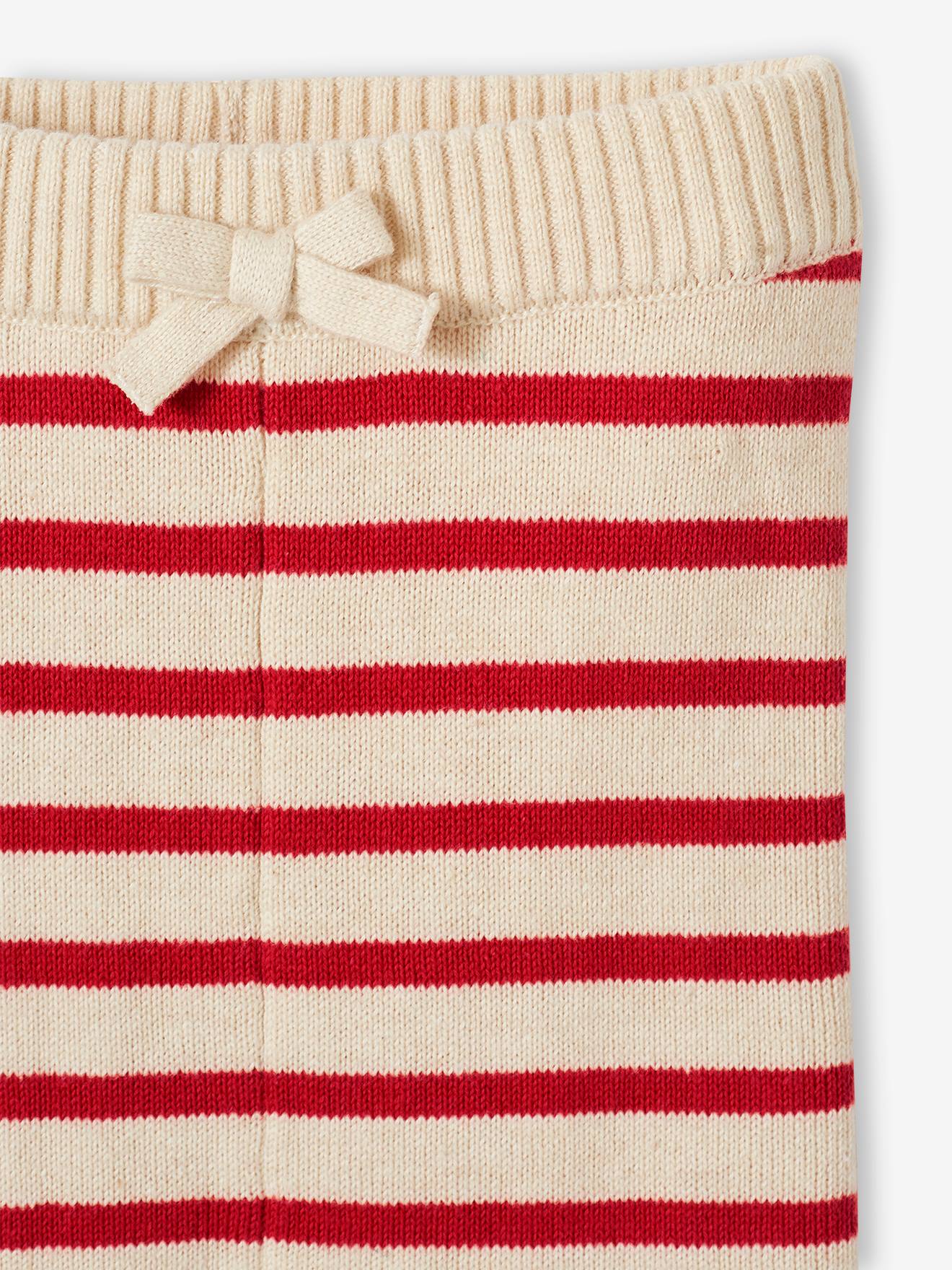 Vertbaudet Baby Weihnachts-Set: Pullover & Hose Oeko-Tex - beige meliert