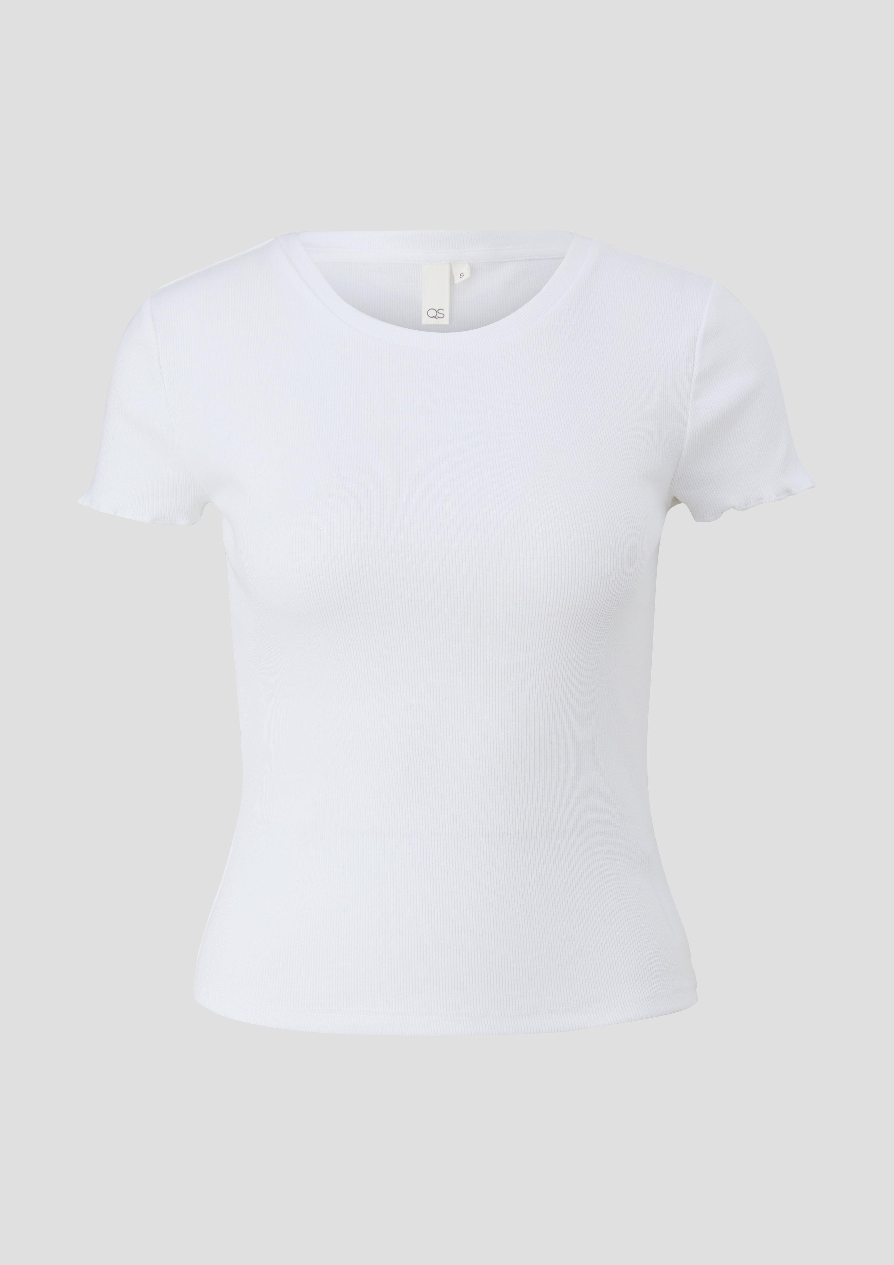 Cropped Top mit Rippstruktur  2141204-0100