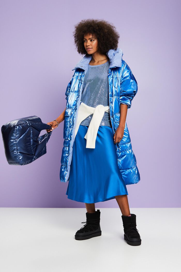 Oversize-T-Shirt mit Paillettenapplikation