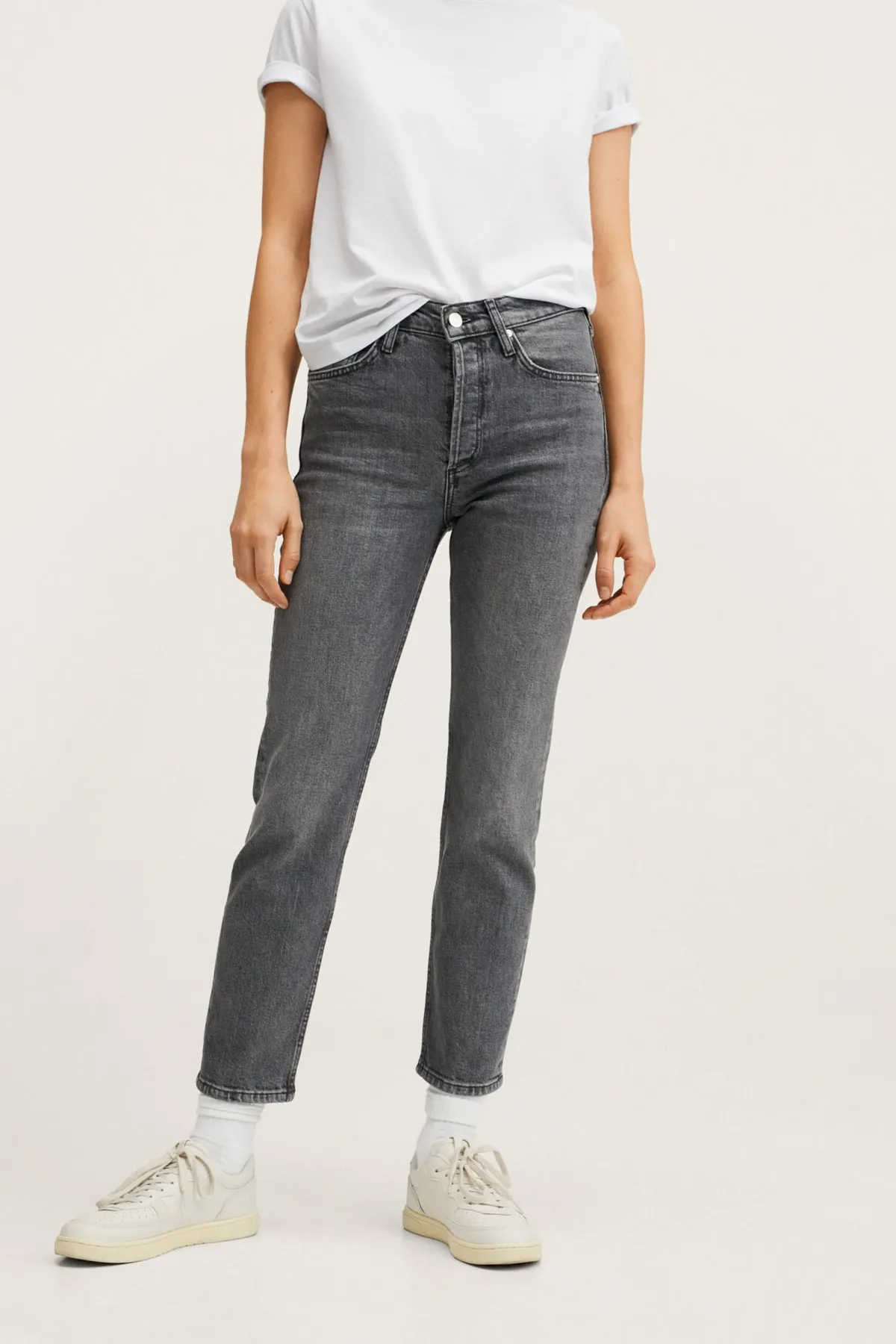 MANGO  Jeans - Grau - Boyfriend