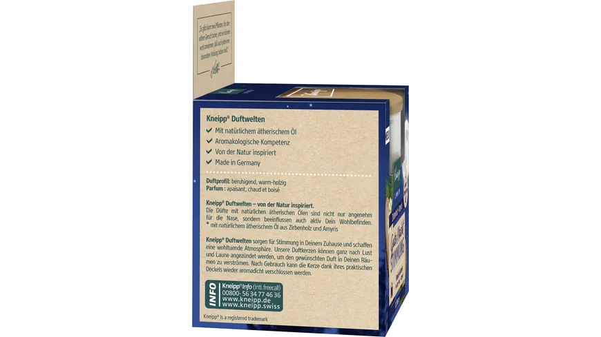 Kneipp Duftwelten Gute Nacht Stimmung Duftkerze 145 g