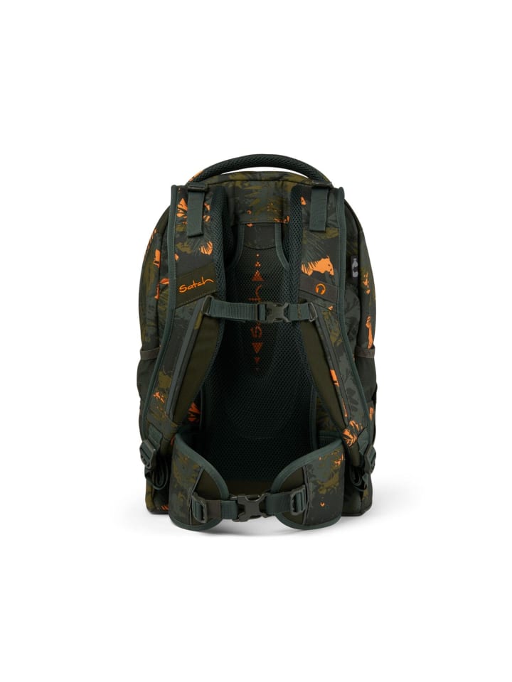 Satch Schulrucksack  Pack Jurassic Jungle in grün günstig kaufen onesize