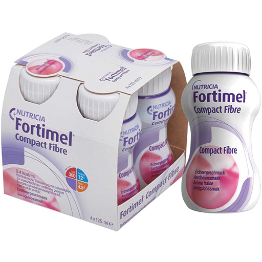 FORTIMEL Compact Fibre Erdbeere  4X125 ml  Flüssigkeit