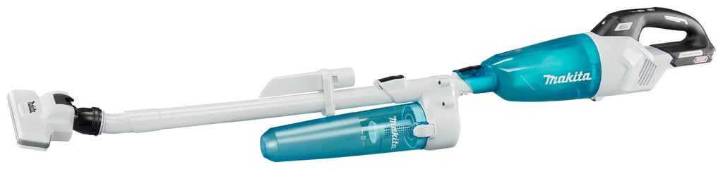 Makita CL001GZ22 Akumulátorový tyčový vysávač biely 40V max bez batérií a nabíjačky s cyklónovým odlučovačom prachu