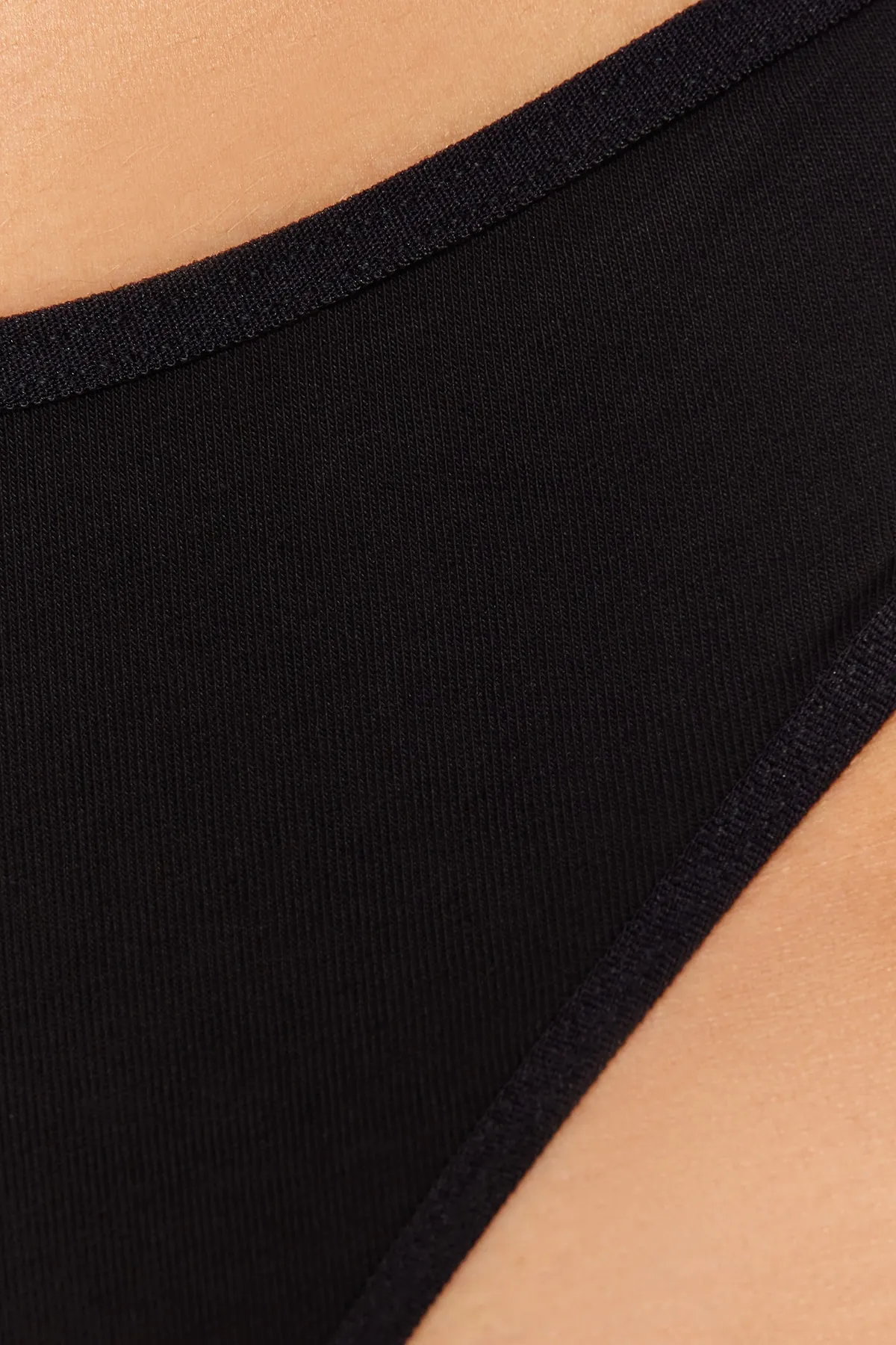 Trendyol Collection  Schwarze klassische Strickhöschen aus Baumwolle im 3er-Pack THMAW24KU00007