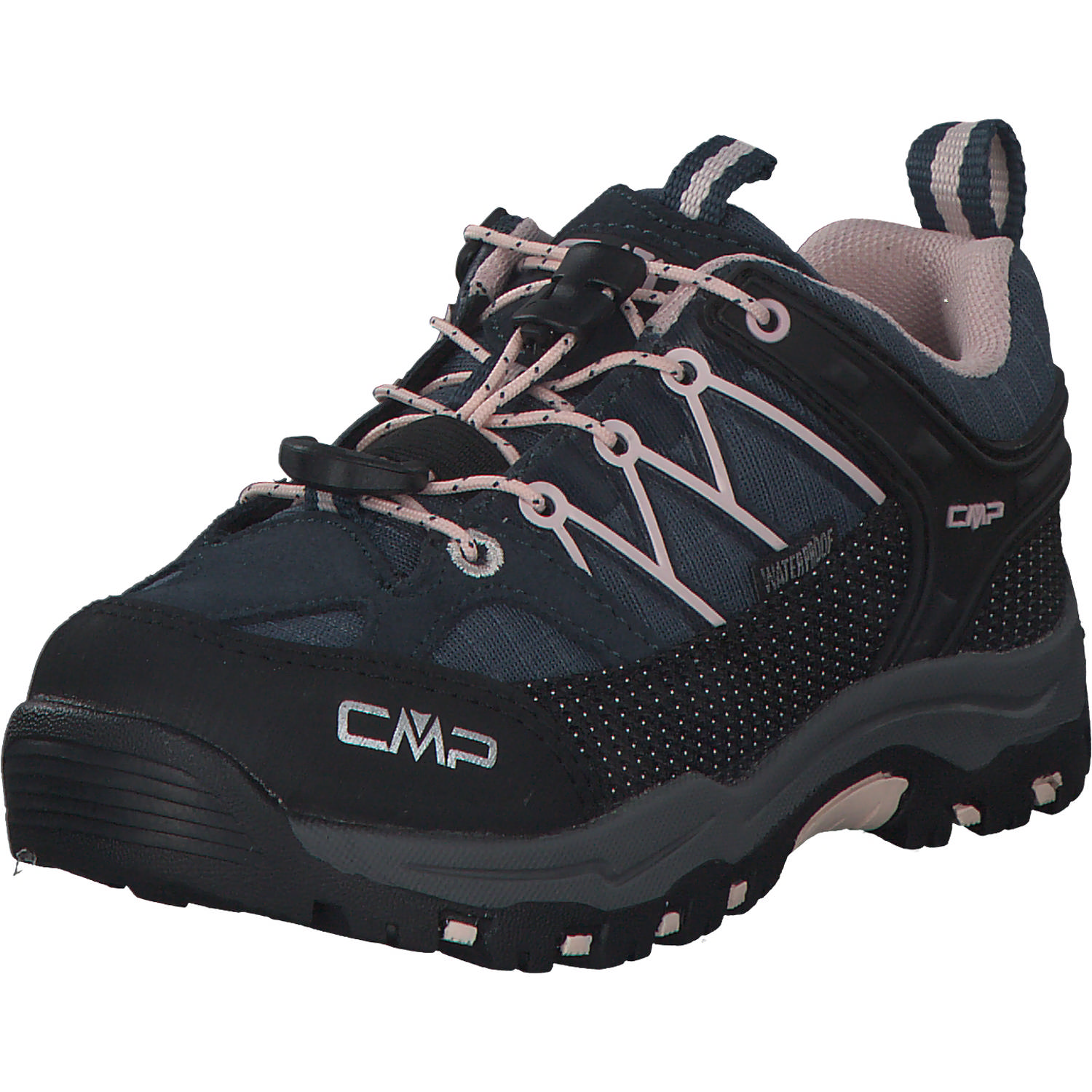 CMP Rigel Low 3Q54554 W, Trekkingschuhe, Kinder, Grau (asphalt-rose)