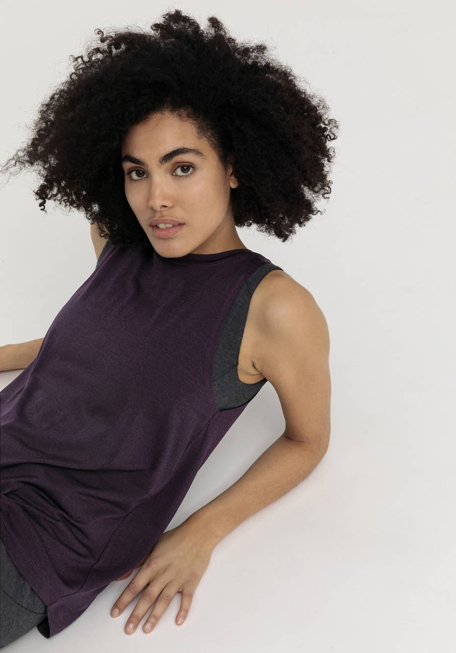 Tanktop ACTIVE FUNCTIONAL aus Bio-Merinowolle mit Seide