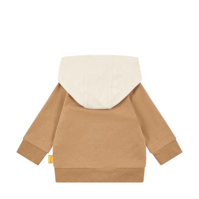 Sweatjacke, braun für Jungs