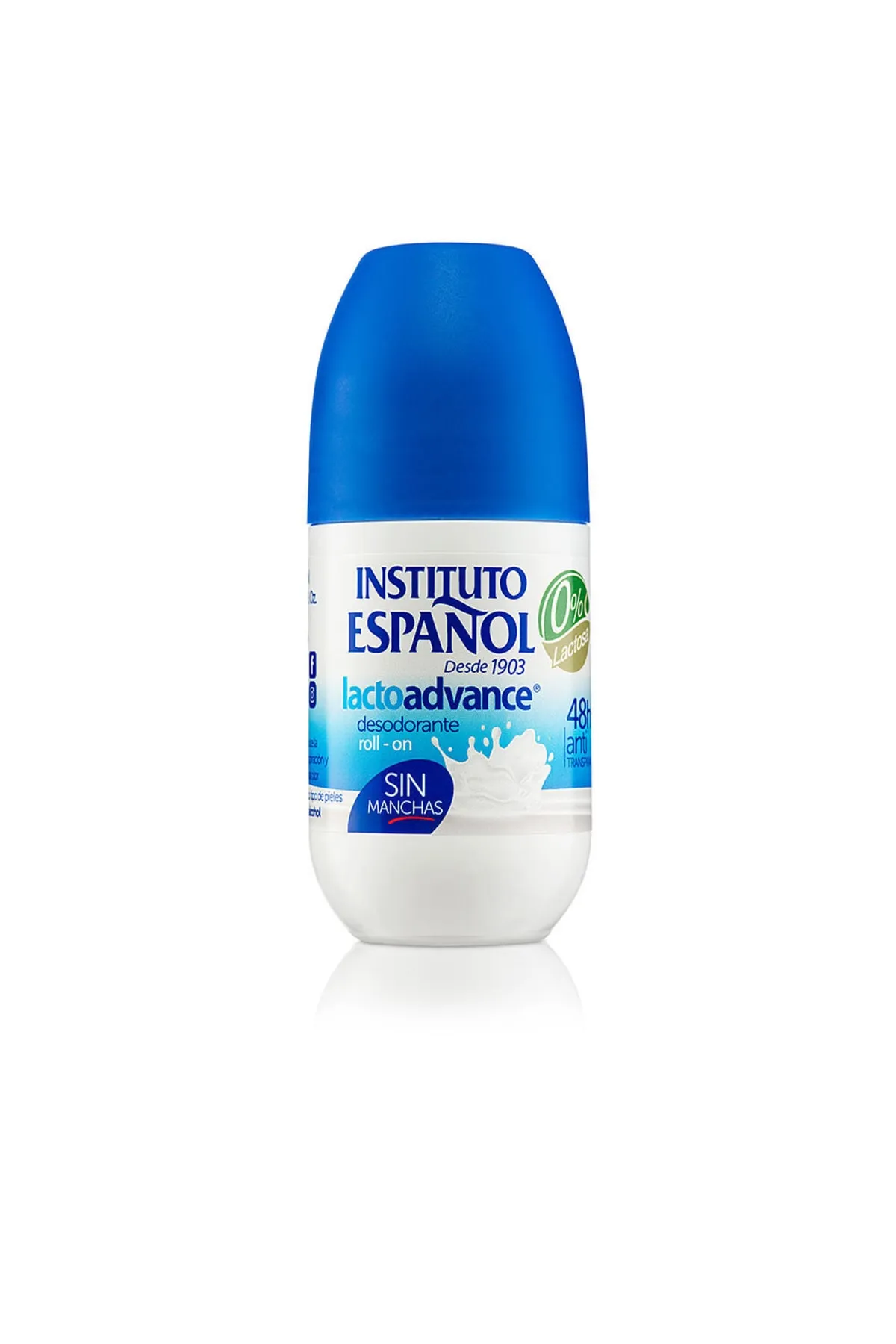 Instituto Espanol  Lactoadvance 0% Deo Roll-on Instituto Español 75 ml