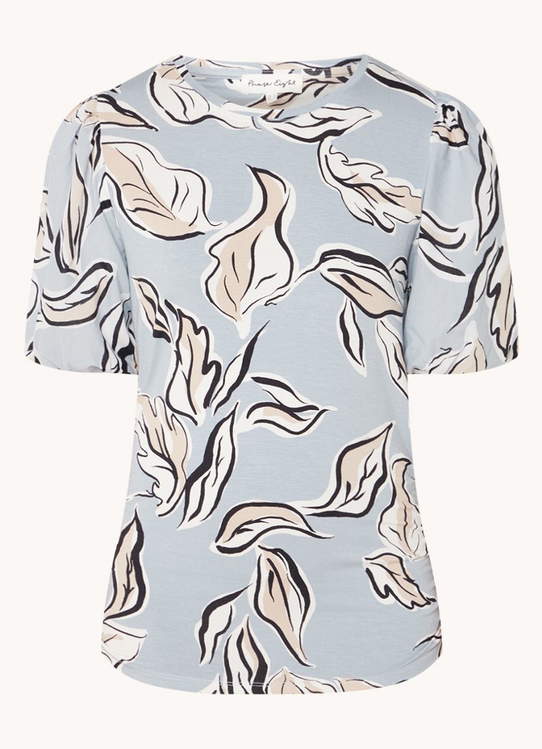 Phase Eight Aaliyah jersey top with leaf print