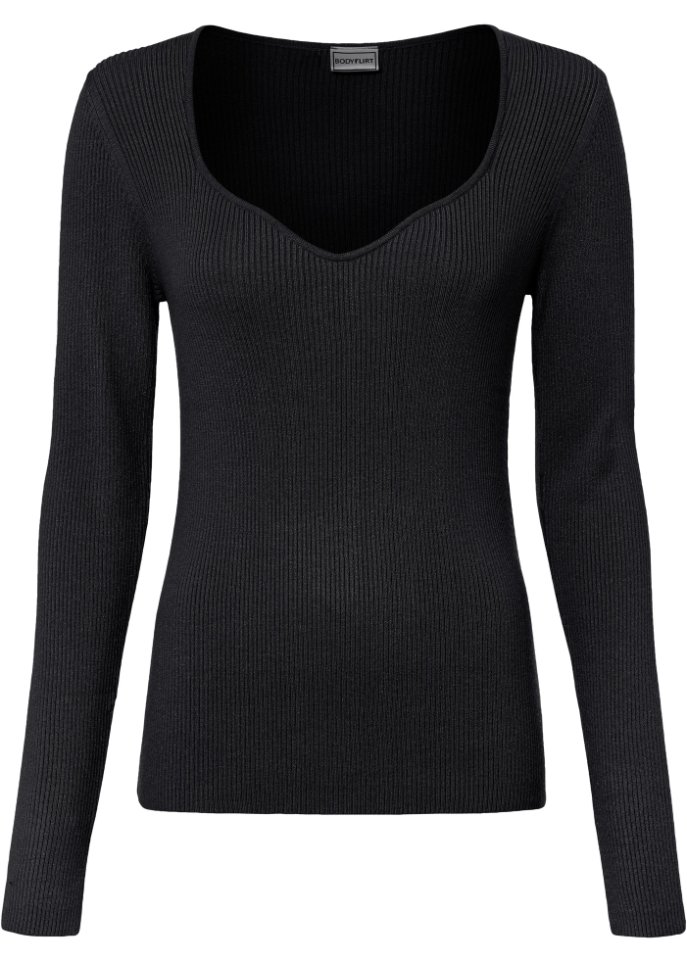Pullover mit Herzauschnitt